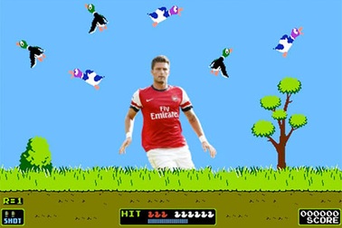 Biếm họa về “chân gỗ” Olivier Giroud của Arsenal