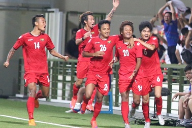 Vượt qua Singapore, U22 Myanmar chứng tỏ tư thế đội mạnh tại SEA Games
