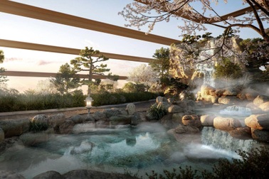 Tháp tiệc tùng Ibiza Party Resort: Đưa khoáng nóng vào tận căn hộ