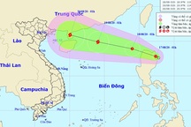 Áp thấp khả năng mạnh thành bão đang hướng vào Biển Đông