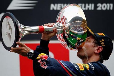 Sebastian Vettel đi vào lịch sử đường đua Ấn Độ 