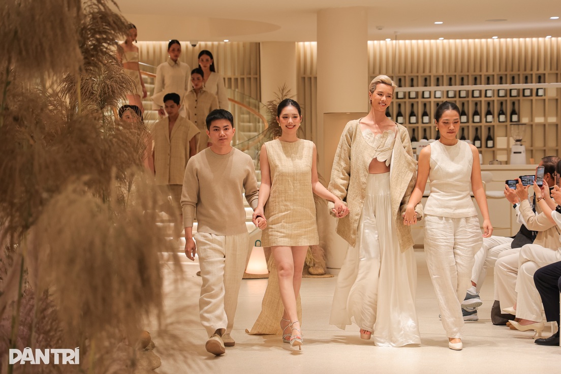 Á hậu Châu Anh, Hà Kino tôn vinh vẻ đẹp người H’Mông qua thời trang gai dầu