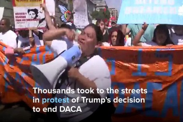 Biểu tình phản đối Tổng thống Trump hủy chương trình nhập cư DACA