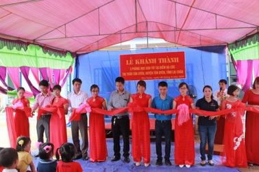 Khánh thành công trình phòng học Dân trí thứ 3 tại Nà Cóc, Lai Châu