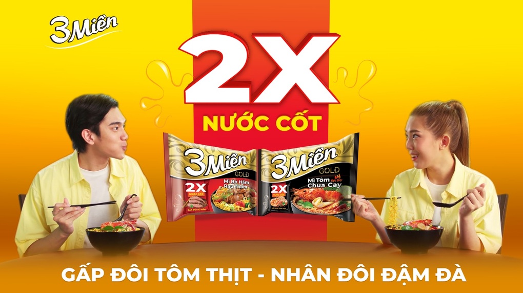 Mì 3 Miền nâng cấp nước cốt 2X gấp đôi đậm đà - 2 Mì 3 Miền nâng cấp nước cốt 2X gấp đôi đậm đà - 2