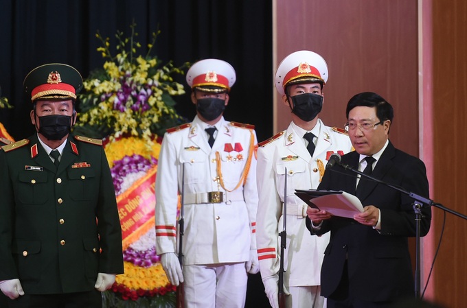 Lễ truy điệu và an táng nguyên Phó Thủ tướng Trương Vĩnh Trọng - Ảnh 2.