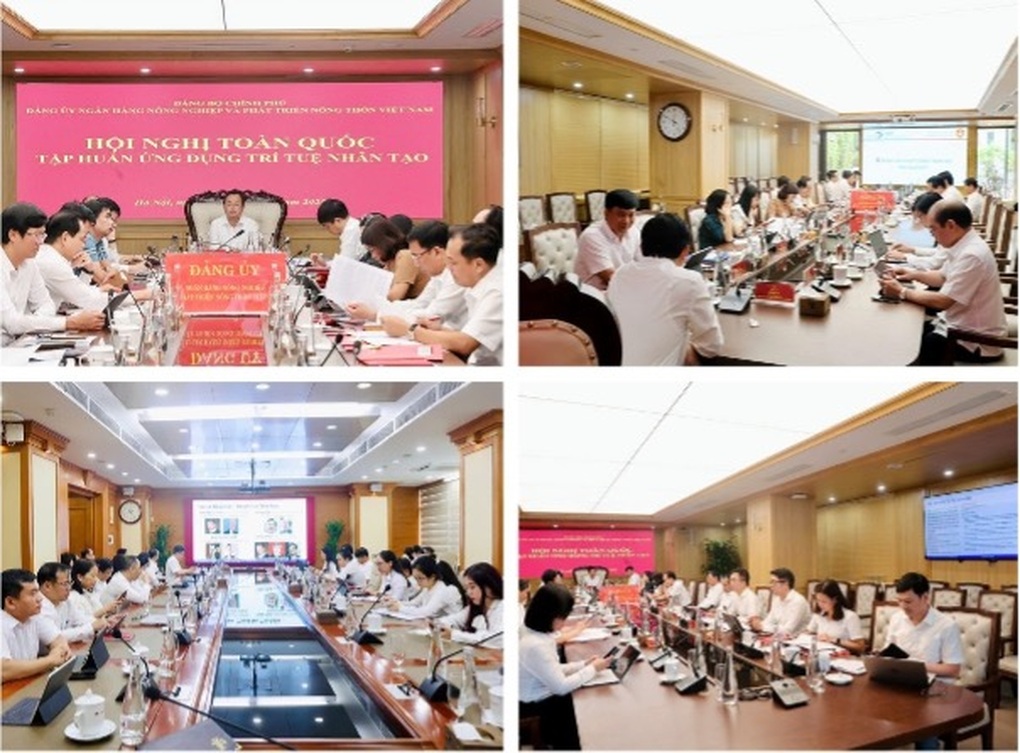 Đảng bộ Agribank tham gia Hội nghị toàn quốc tập huấn ứng dụng trí tuệ nhân tạo - 1 Đảng bộ Agribank tham gia Hội nghị toàn quốc tập huấn ứng dụng trí tuệ nhân tạo - 1