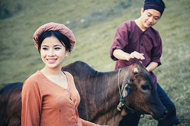 Bộ ảnh cưới “chân quê” của cặp đôi Việt kiều