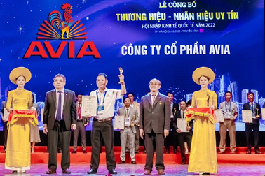 AVIA vào top 10 thương hiệu uy tín hàng đầu Việt Nam