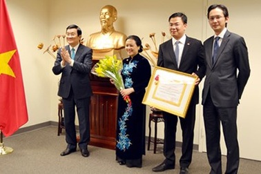 Chủ tịch nước trao Huân chương Lao động cho phái đoàn Việt Nam tại LHQ