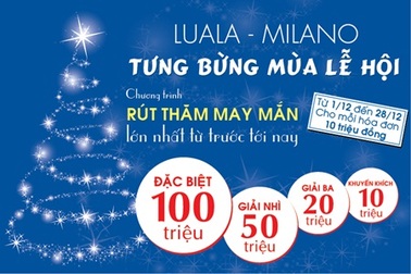 Milano-Luala từng bừng chào đón mùa lễ hội