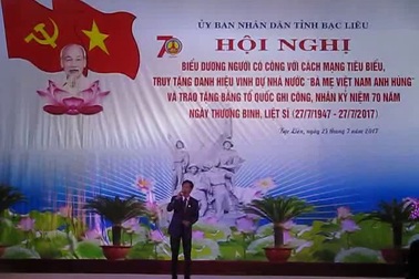 Bạc Liêu kỷ niệm 70 năm Ngày Thương binh, Liệt sĩ.