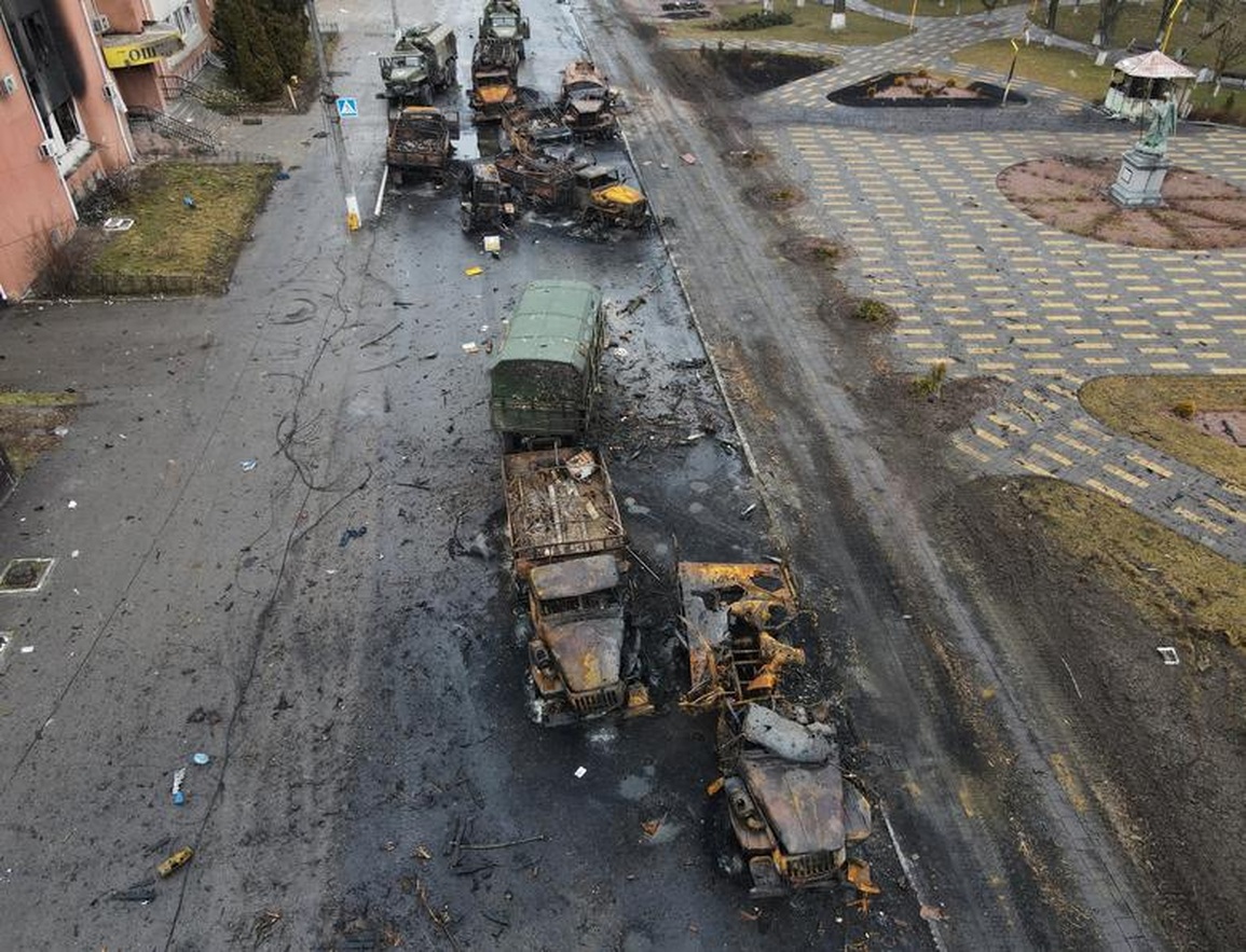 Những pháo đài di động của Nga bị phá hủy ở Ukraine - 5 Những pháo đài di động của Nga bị phá hủy ở Ukraine - 5