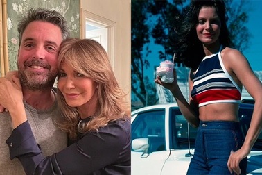 Chụp ảnh cùng con trai, "sao" U80 Jaclyn Smith gây choáng vì quá trẻ đẹp