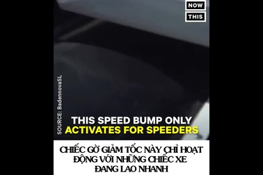 Khám phá gờ giảm tốc “thông minh” chỉ gây xóc với xe phóng nhanh