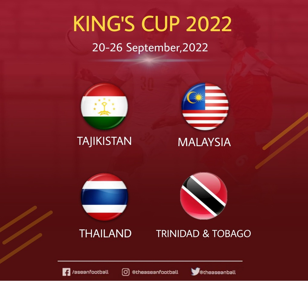 Thái Lan xác nhận mời đội từng dự World Cup đá Kings Cup - 1 Thái Lan xác nhận mời đội từng dự World Cup đá Kings Cup - 1