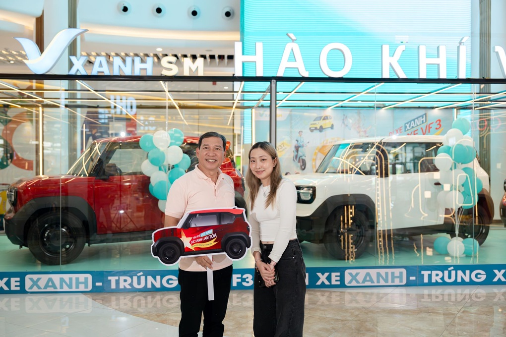 Đặt taxi Xanh SM, sở hữu ô tô điện VinFast VF 3 - 1 Đặt taxi Xanh SM, sở hữu ô tô điện VinFast VF 3
