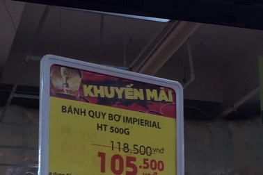 Siêu thị Big C Vinh: Giá khuyến mại một đàng, tính tiền cho khách một nẻo?