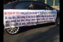 Đề nghị xử lý bà chủ khách sạn treo băng – rôn bêu xấu cán bộ