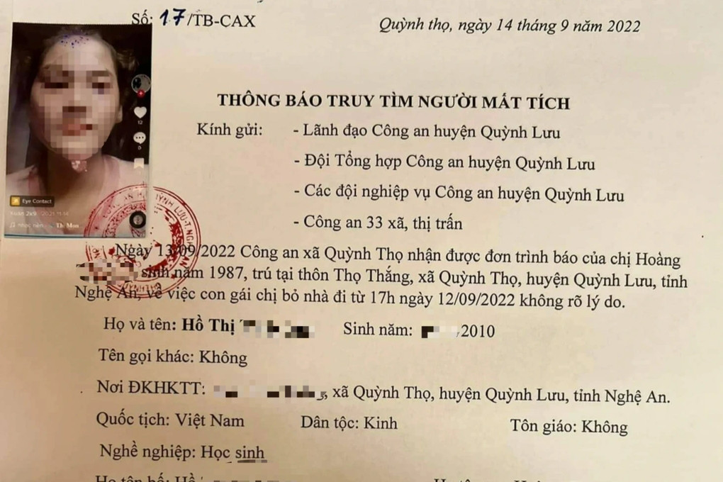 Đã tìm thấy 2 thiếu nữ mất tích - 1 Đã tìm thấy 2 thiếu nữ mất tích - 1