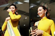 Hoa hậu Thùy Tiên bật khóc trong buổi diễu hành mừng chiến thắng