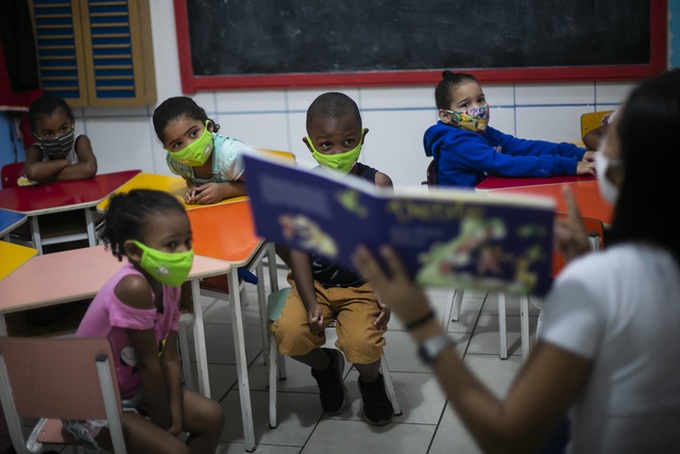 Brazil hiện là điểm nóng dịch bệnh lớn thứ ba thế giới với trên 21,5 triệu ca mắc. (Ảnh: AP)