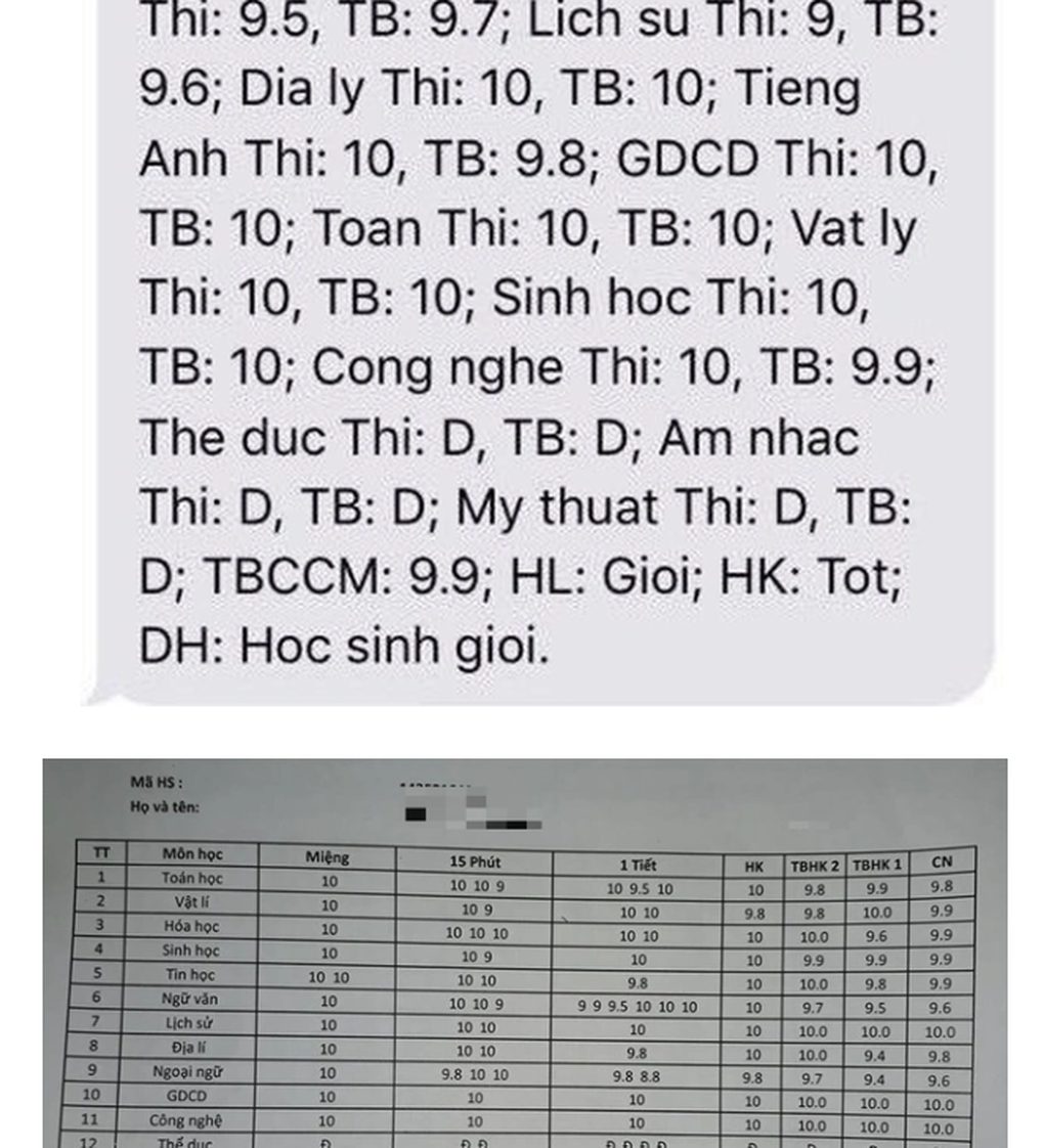 Ngộp thở với đủ kiểu văn mẫu khoe con đỗ lớp 10 trên mạng - 2