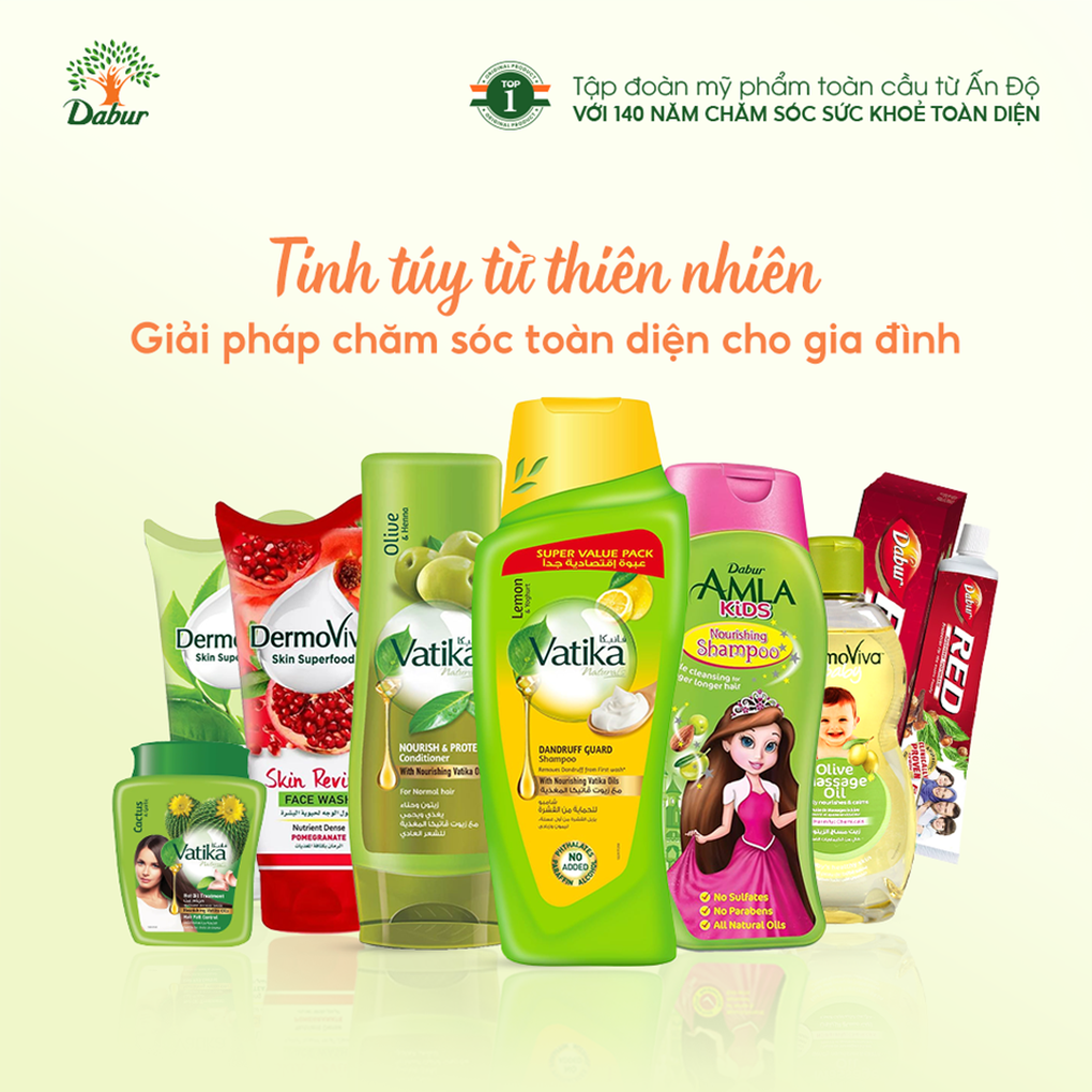 Dabur đồng hành cùng người Việt chăm sóc sức khỏe toàn diện với sản phẩm thuần chay - 1 Dabur đồng hành cùng người Việt chăm sóc sức khỏe toàn diện với sản phẩm thuần chay - 1