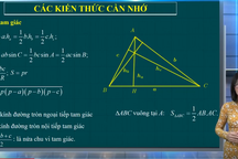 Ôn tập môn Toán thi tốt nghiệp THPT: Thể tích khối chóp tam giác