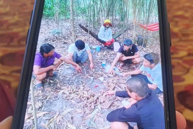 Bắt quả tang 7 người sử dụng ma túy trong rừng tràm ở Tây Ninh
