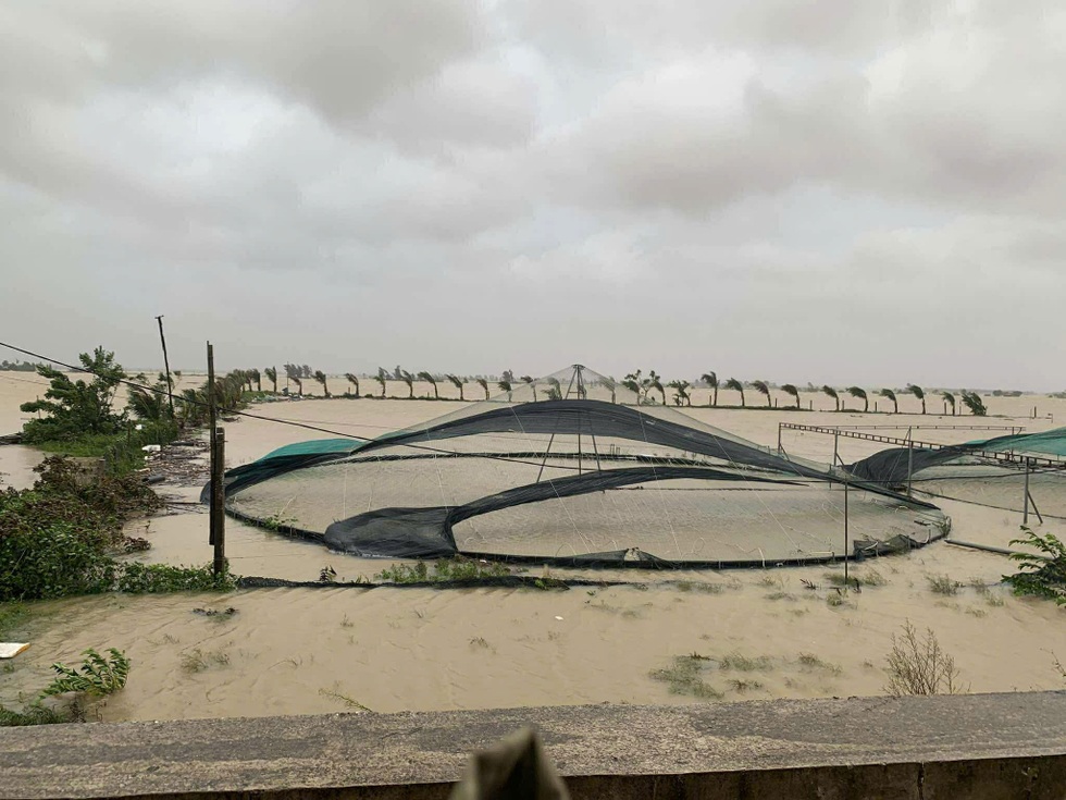 Người dân miền Trung trắng đêm trong tâm bão Bualoi - 1 Người dân miền Trung trắng đêm trong tâm bão Bualoi - 1