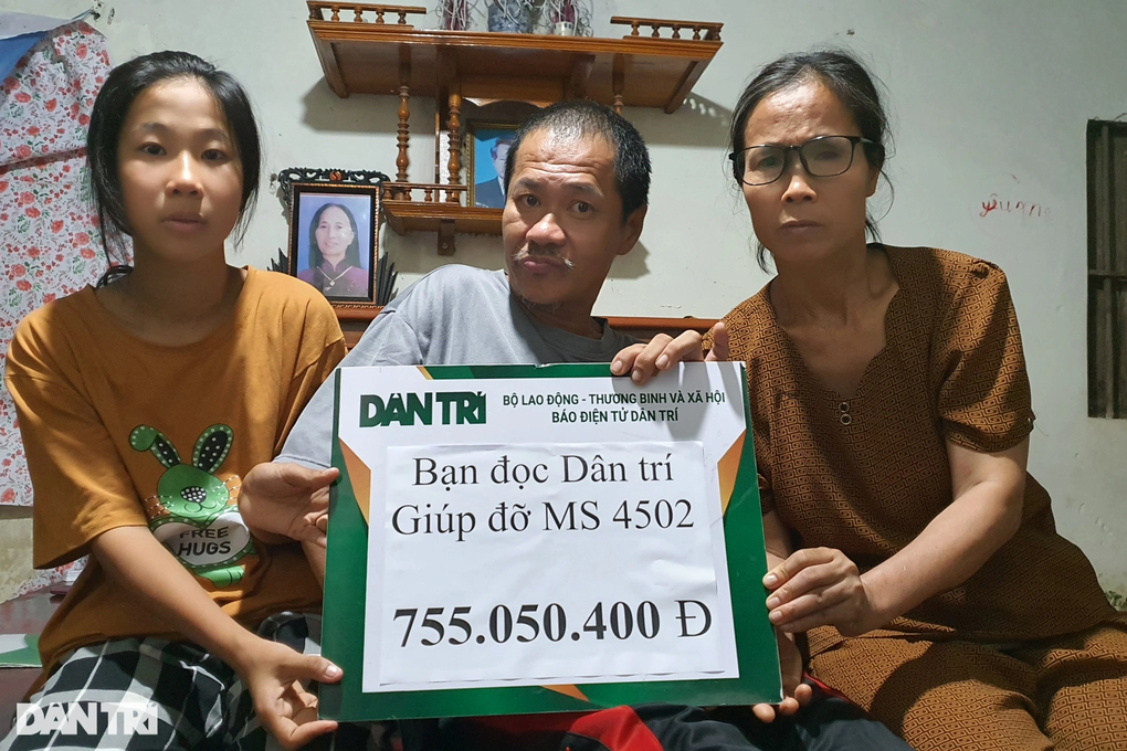 Bạn đọc giúp đỡ gia đình bị trời hành ở ngoại thành Hà Nội hơn 1,1 tỉ đồng - 1 Bạn đọc giúp đỡ gia đình bị trời hành ở ngoại thành Hà Nội hơn 1,1 tỉ đồng - 1