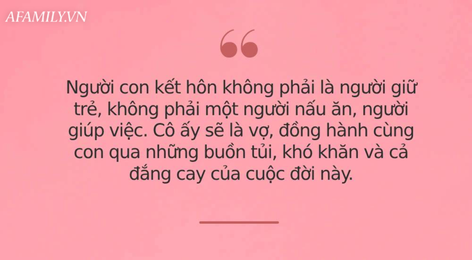 Bức thư bố gửi con trai trước đêm kết hôn: Người chồng tốt là người luôn biết cách giúp vợ làm việc nhà! - Ảnh 1.