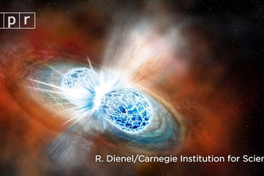 Phát hiện 2 ngôi sao đâm vào nhau tạo ra vàng