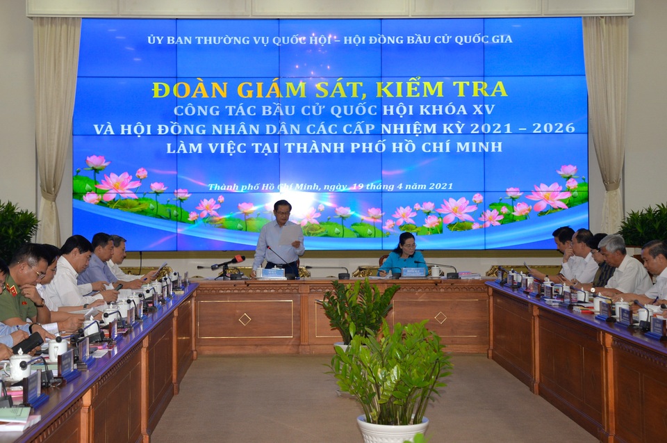 Phó Chủ tịch Quốc hội giám sát hoạt động bầu cử Quốc hội khóa XV - 1 Phó Chủ tịch Quốc hội giám sát hoạt động bầu cử Quốc hội khóa XV - 1