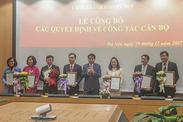 Hà Nội bổ nhiệm hàng loạt lãnh đạo cấp sở