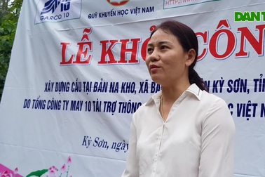 Khởi công xây dựng cầu Dân trí tại Nghệ An.