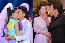 Những nụ hôn, nắm tay gây bão và sức hút đám cưới bí mật