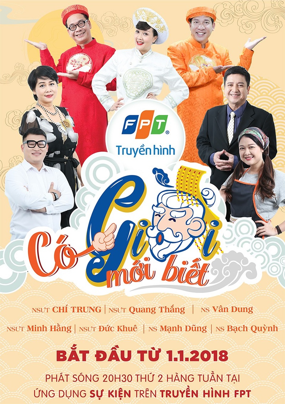 Dàn Táo Quân lên sóng Truyền hình FPT trong sitcom hài Có giời mới biết - 1 Dàn Táo Quân lên sóng Truyền hình FPT trong sitcom hài Có giời mới biết - 1