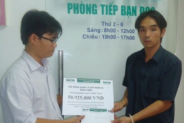 Gần 59 triệu đồng đến với bé Minh Tuyết