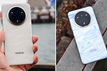 Trên tay điện thoại đầu tiên có mặt lưng tự đổi màu theo thời tiết