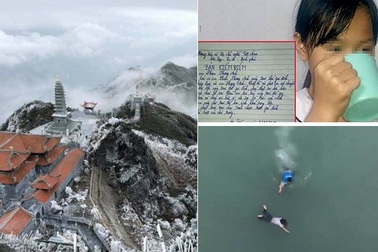 Mưa tuyết trắng núi đầu hè, cô giáo phạt học trò uống nước giẻ lau bảng