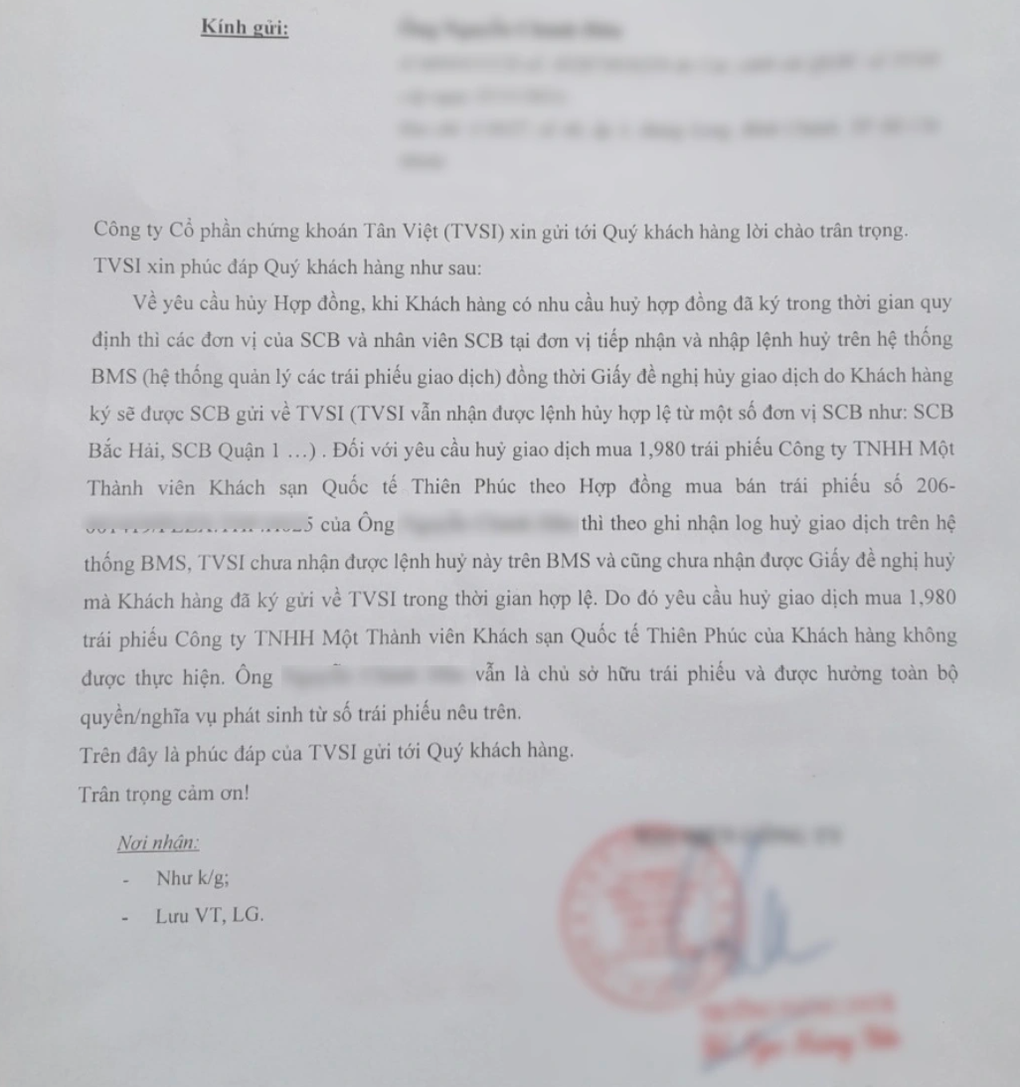 Những nạn nhân phút 90 nếm trái đắng trái phiếu tại SCB - 3 Những nạn nhân phút 90 nếm trái đắng trái phiếu tại SCB - 3