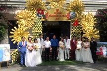 Đám cưới tập thể miễn phí cho công nhân có hoàn cảnh khó khăn