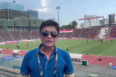 PV Dân trí tường thuật trực tiếp từ Olympic: CĐV Việt Nam áp đảo Indonesia