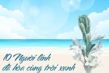 10 người lính đã hòa cùng trời xanh