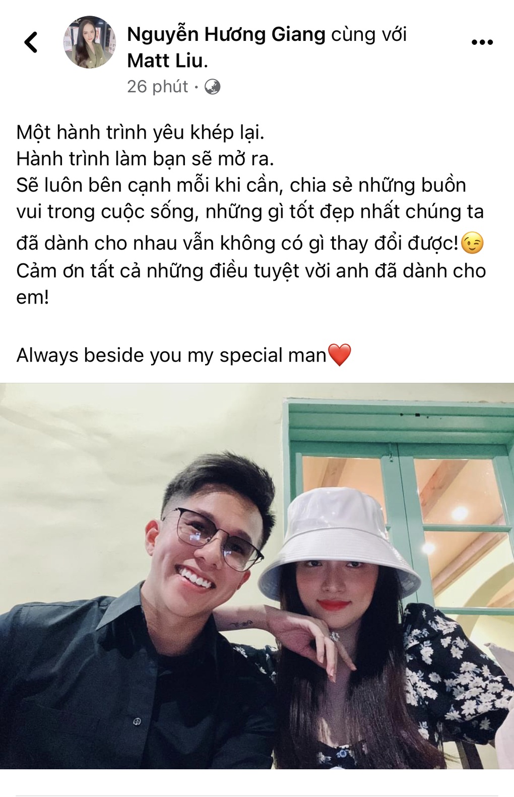 Hương Giang tuyên bố chia tay bạn trai Việt kiều Matt Liu sau 2 năm hẹn hò - 1 Hương Giang tuyên bố chia tay bạn trai Việt kiều Matt Liu sau 2 năm hẹn hò - 1