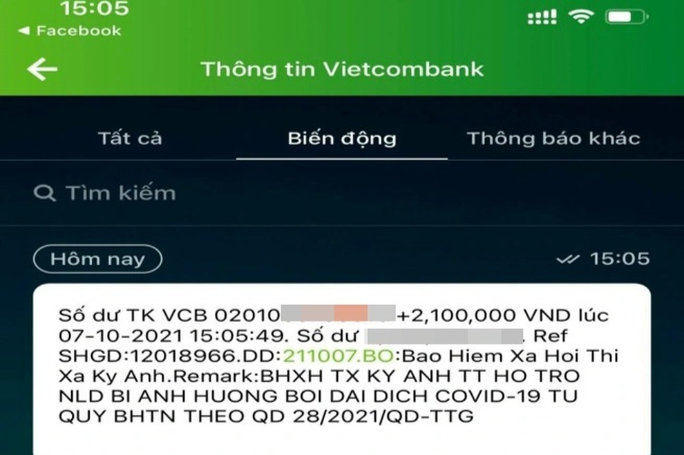 Người lao động ở Hà Tĩnh đã bắt đầu nhận hỗ trợ từ gói 38.000 tỷ đồng - 2 Người lao động ở Hà Tĩnh đã bắt đầu nhận hỗ trợ từ gói 38.000 tỷ đồng - 2