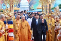 Chủ tịch nước Lương Cường dự khai mạc Đại lễ Vesak 2025