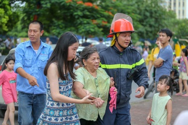 Hỏa hoạn tại chung cư tái định cư ở Hà Nội